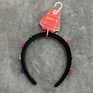 Piper K Velvet Bow Headband